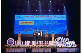 TECHBOND được vinh danh “Top 10 Thương Hiệu Uy Tín Hàng Đầu Châu Á – Asia’s Top Trusted Brand Awards 2023”